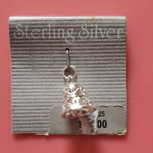 Sterling Silver Bell Charm/Jingles